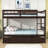 Davyan Twin Over Twin Wood Bunk Bed with Twin Trundle-395890118