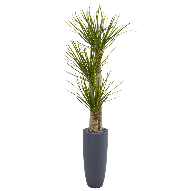 72'' Faux Yucca Tree in Planter