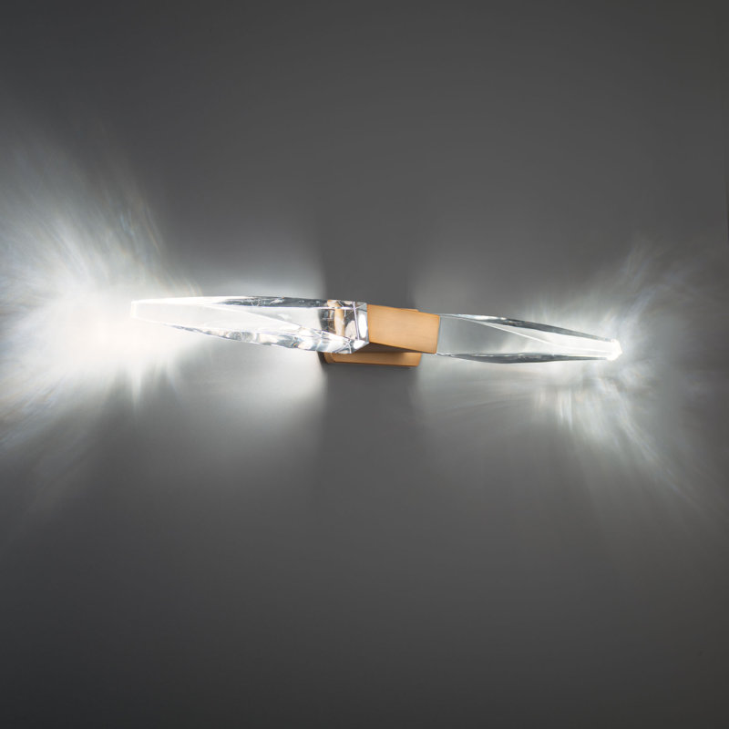 Kindjal 2 - Light LED Vanity Light, Aged Brass