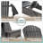 Acacia Wood Folding Adirondack Chair-954656423