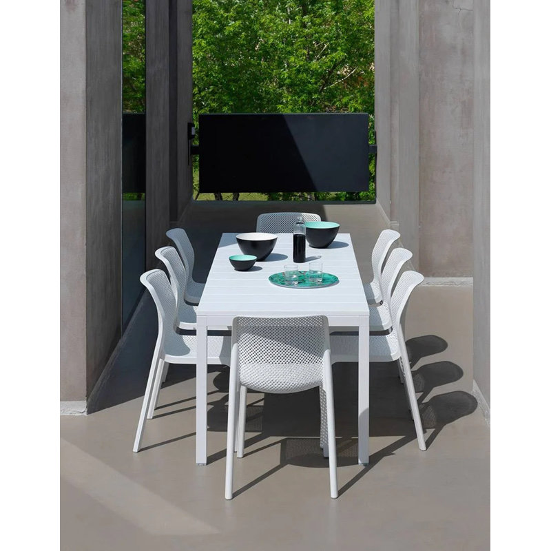Bit Outdoor Dining Side Chair, Willow