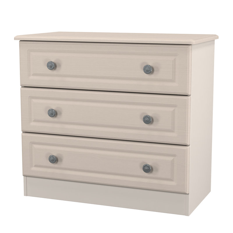 Fully Assembled Corel 3 - Drawer Chest of Drawers