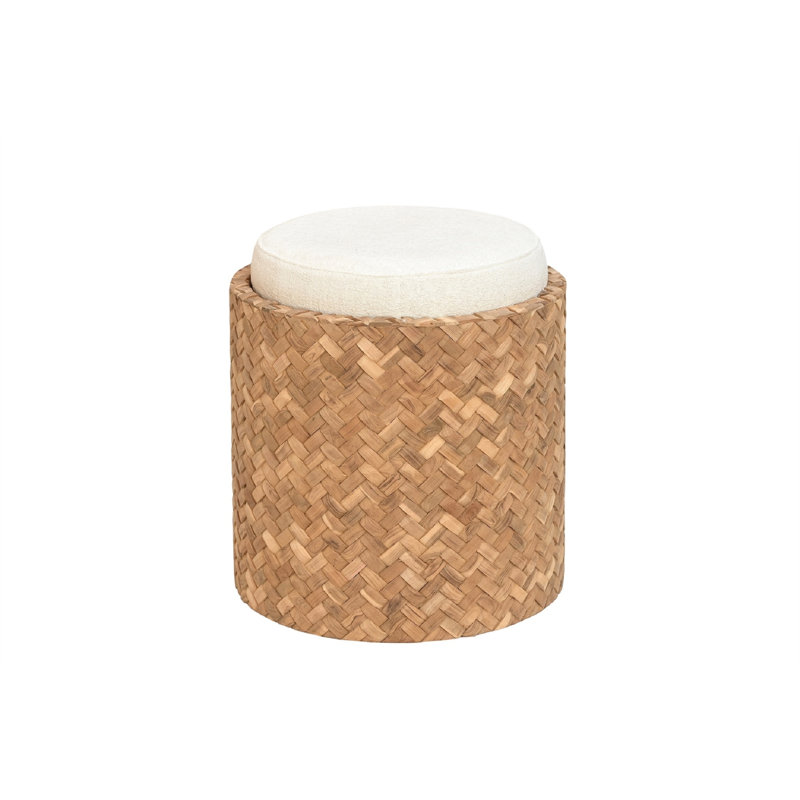 Geron Reclaimed Teak Round Stool