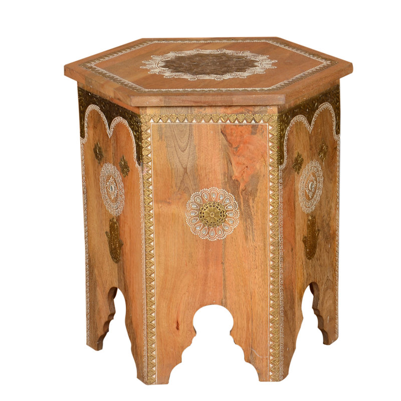 Solid Wood End Table