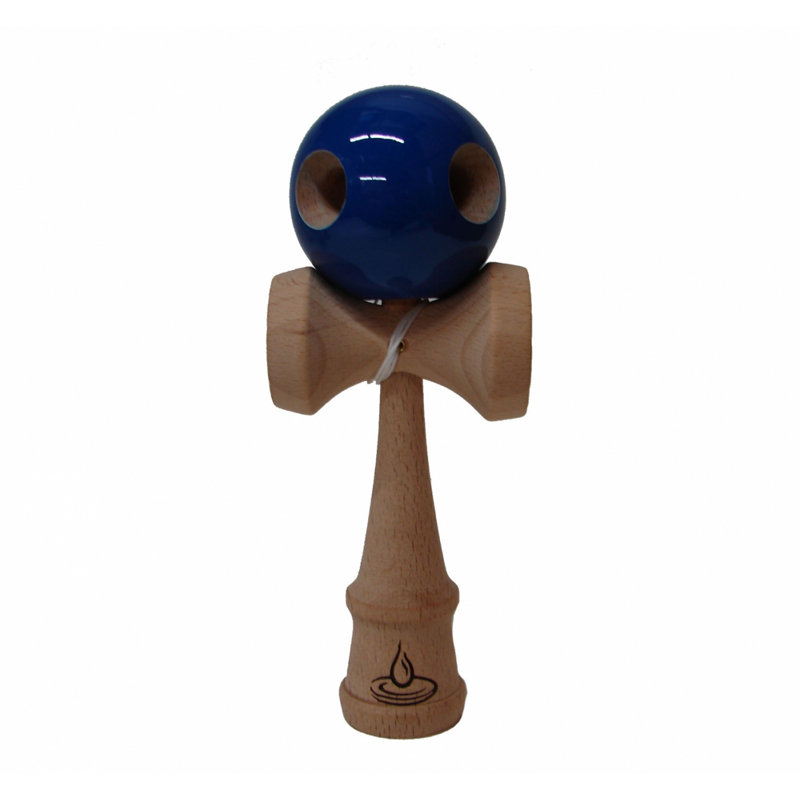 Feng Shui Import Solid Wood Kendama, Blue/Brown