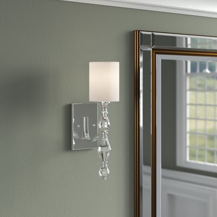 Berrin 1 - Light Dimmable Chrome Armed Sconce