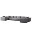 Canapé modulaire en L à 8 places Luxury-121106124