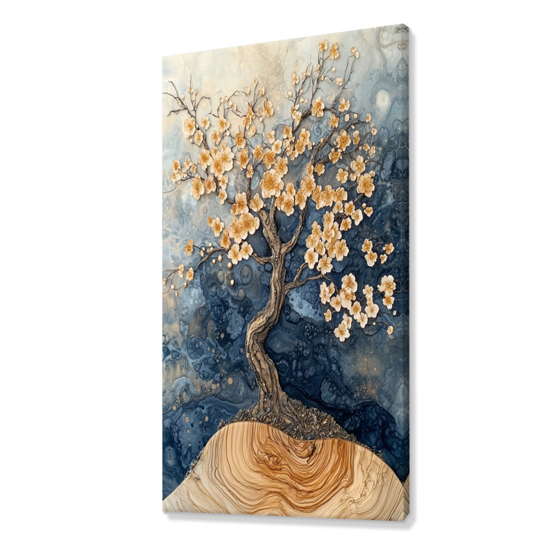 Hodgson - Floral Canvas Art Print, H 60 po x l 28 po, Toile tendue, Ne s'applique pas