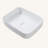 20X15 Inch White Ceramic Rectangular Vessel Bathroom Sink
