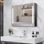 Miroir 36x26 pouces à DEL noir