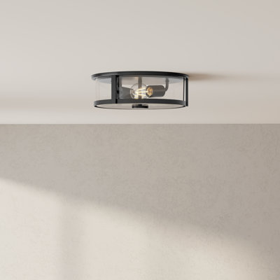 Plafonnier encastré en verre Assa