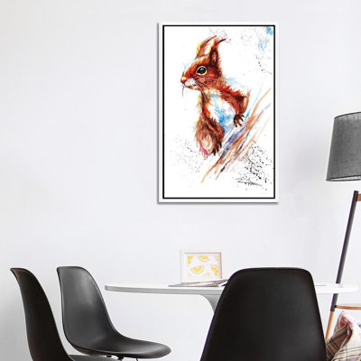 Red Squirrel II by BebesArts - Gallery-Wrapped Canvas Giclée on Canvas
