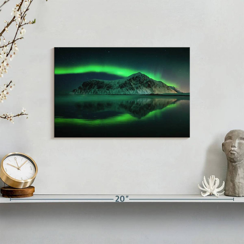 Paysage Alvord Northern Lights, H 8 po x l 12 po
