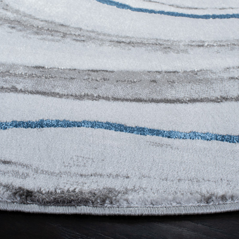 Kirkus Performance Abstract Rug, Round 6'7"