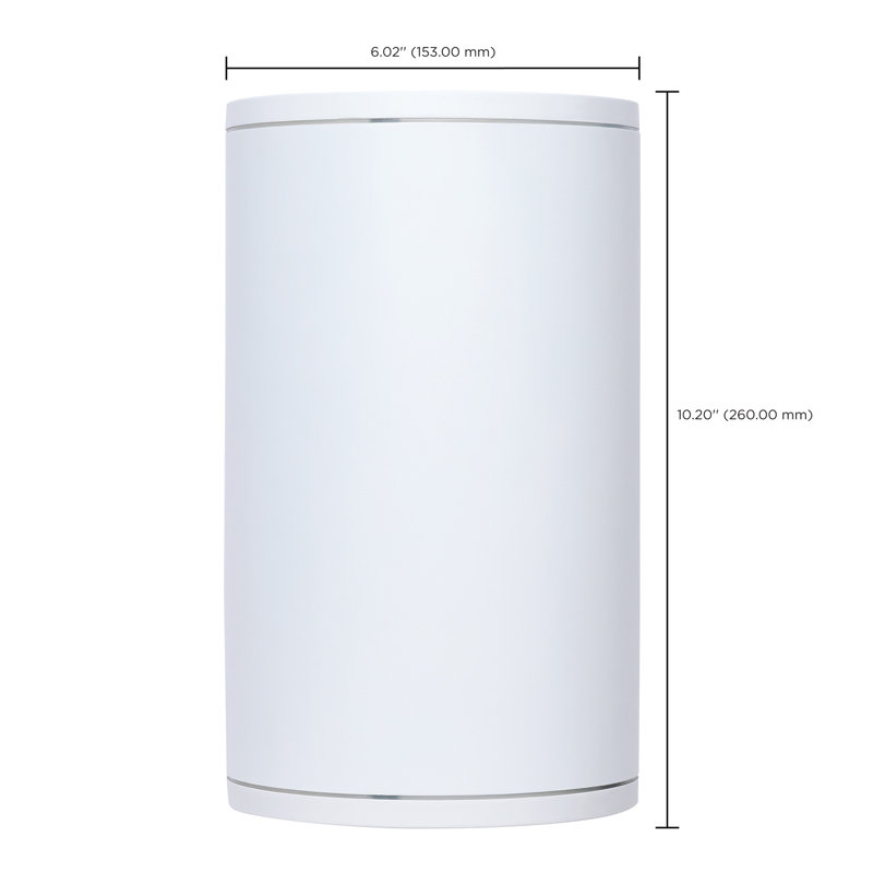Grande applique murale 20 watts 3K / 4K / 5K CCT 1 lumière à installation vers le haut ou vers le bas finition blanche 120-277 Volt