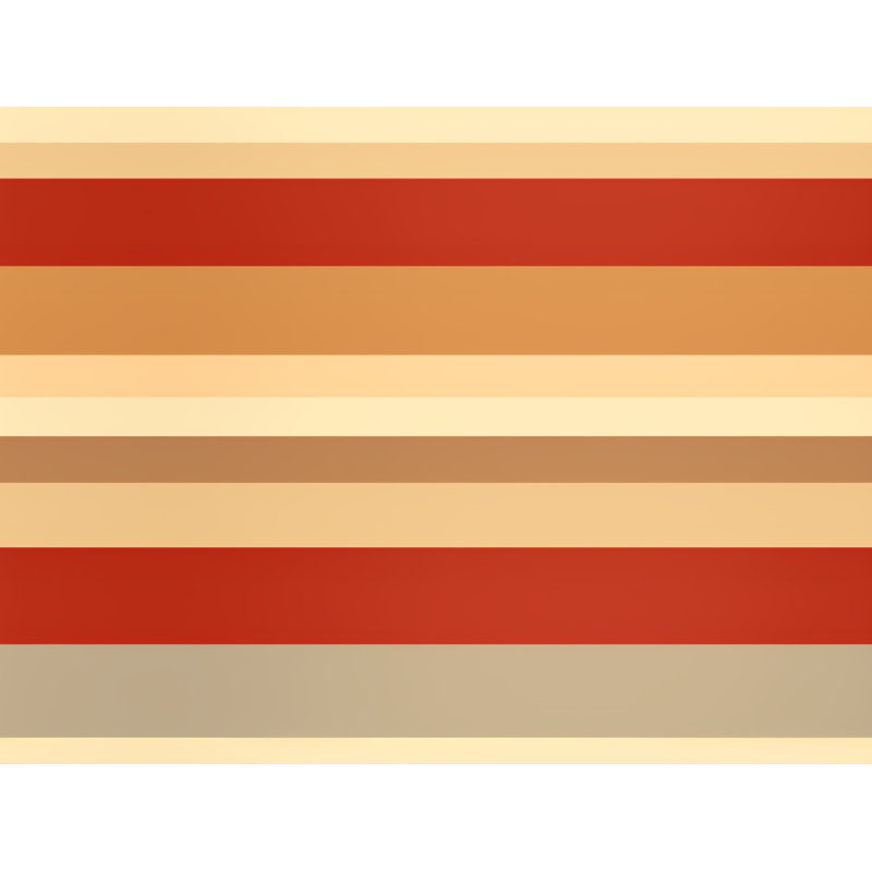 Striped Comforter, Twin Comforter, Brown/Red