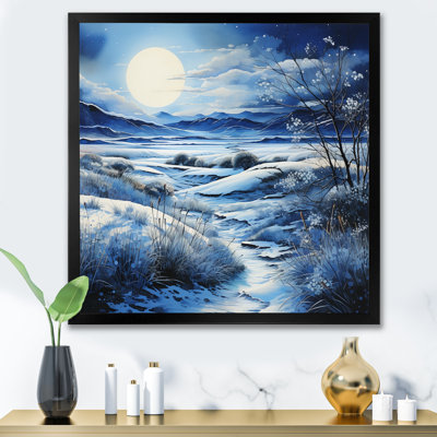 Desert Whispering Sands Pointillism - Landscapes Canvas Prints
