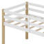 Lit mezzanine en bois avec échelle