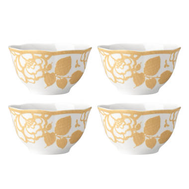 Lenox Butterfly Meadow 4 Piece Rice Bowl Set