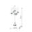 39.4'' H Tabletop Candelabra-76377903