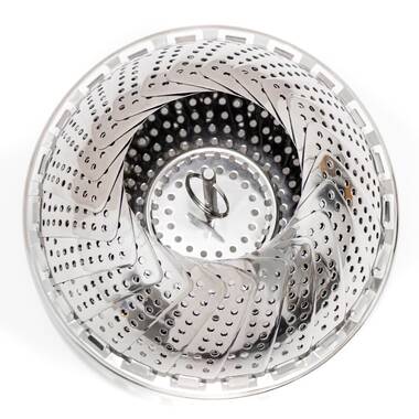 Fox Run Brands 5'' Silicone Steamer Basket with 8.5'' Diameter