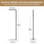 Moesley Metal Freestanding Coat Rack-35648743