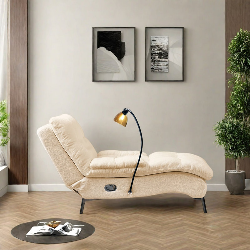 Adjustable comfortable recliner, Beige