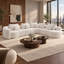 Upholstered Boucle L-Shaped Sectional-457877356