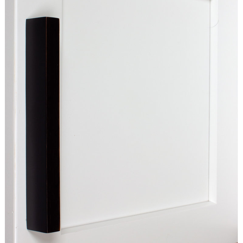 5-1/16" Center to Center Contemporary Finger Pull, Oil Rubbed Bronze