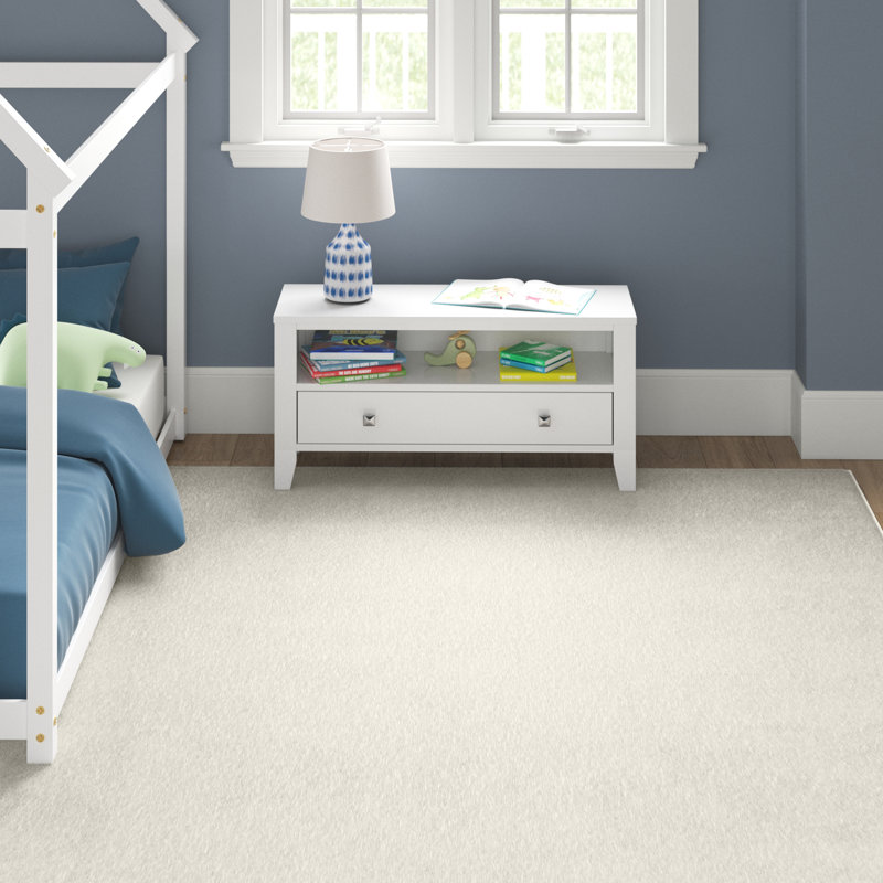 Solid Colour Shag Area Rug, Rectangle 244 x 305cm