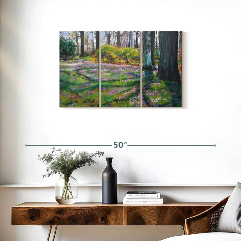 Early Spring Blooms, 20" H x 33" W
