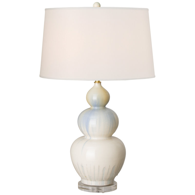 Lampe de table 30 ", Pluie tombante, Blanc