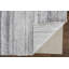 Tsavag Casual Stripes Grey/Silver/Ivory Area Rug-1637275004