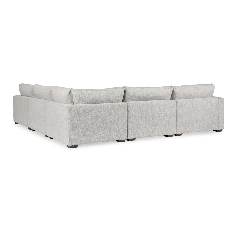 Ludwig 5-piece Upholstered Fabric Sectional Sofa