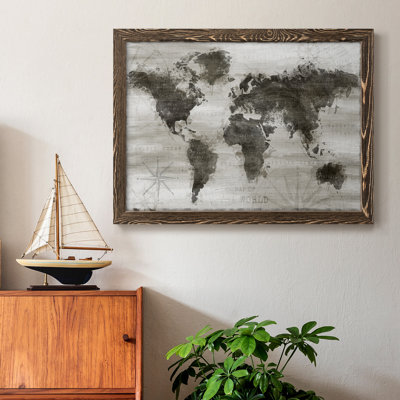 Carte de voyage - reproduction de cadre photo sur toile