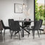 Darcus 120cm Round Dining Table Set with 4 Nova Velvet Chairs-1460233905-1496299508