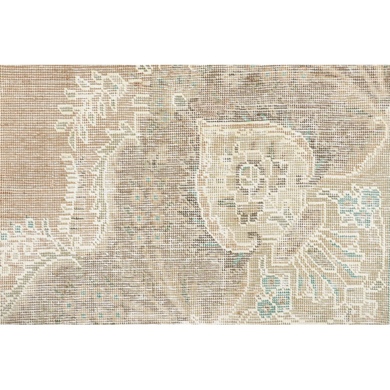 Distressed One-of-a-Kind 8'9X12'4 Hand Knotted Area Rug