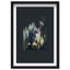 Midnight Flowers II Shadowbox Abstract Print by Oliver Gal, Black Frame, 10 x 15-923787411-923787409