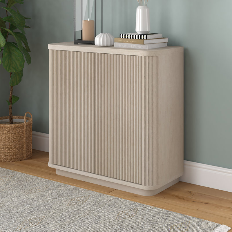 Easton 32" Wide Rectangular Accent Cabinet, Alder White