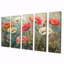 Totnes - ensemble d'art mural coquelicots-107601132