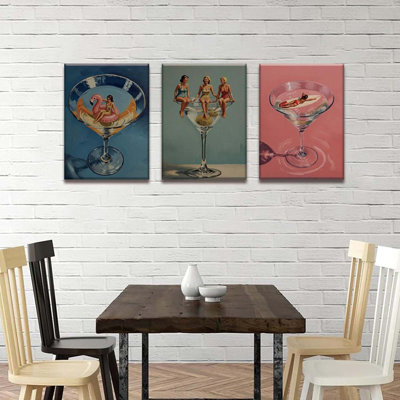 3 Piece Wrapped Canvas Print