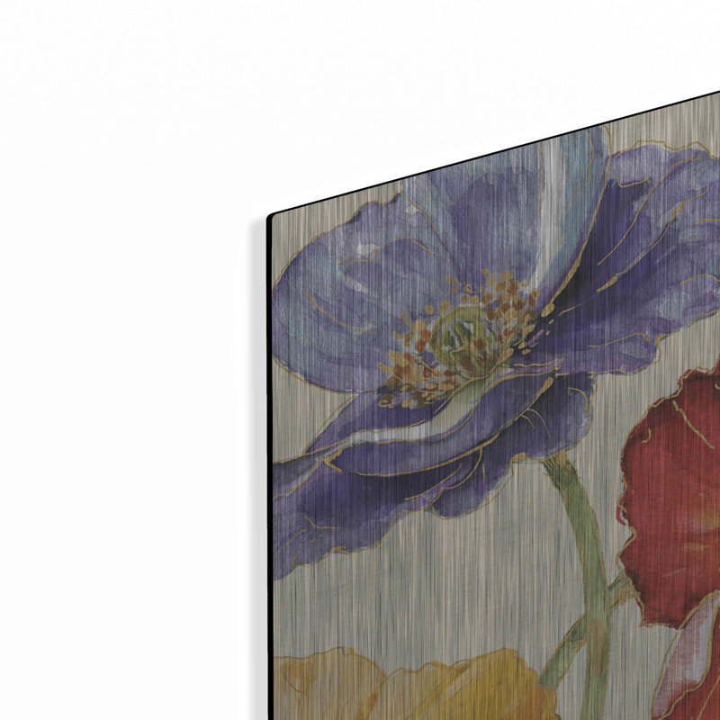 Art mural luxueux «Autumn Softies» par Lisa Audit, art mural en métal 36 po x 24 po