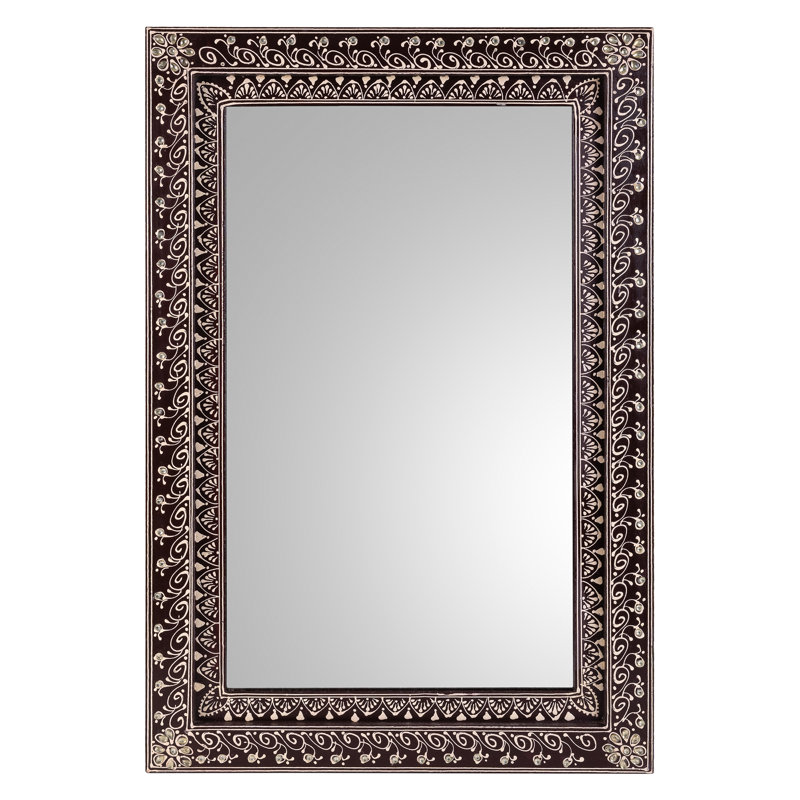 Frankenmuth Wood Flat Wall Mirror