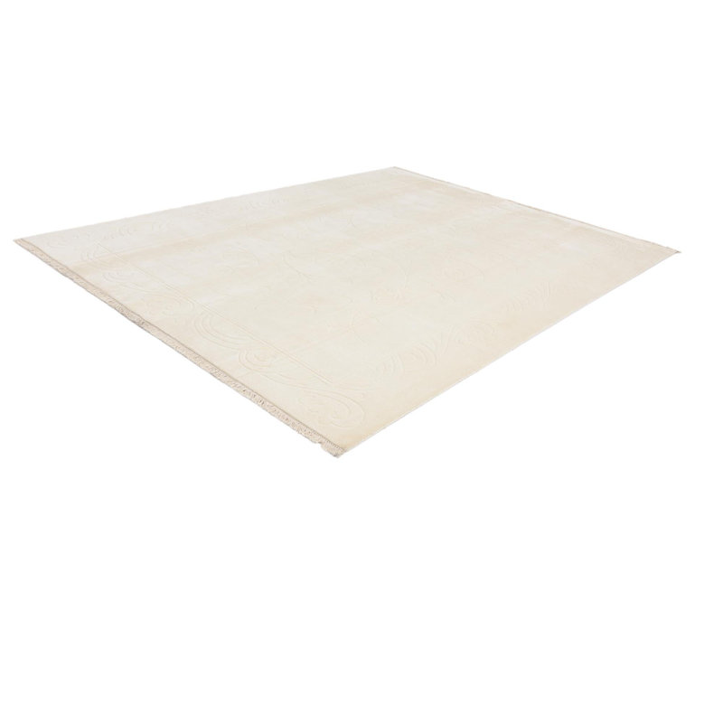 Tapis beige pâle 8 x 10 Pham