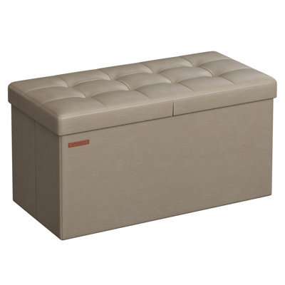Folding Storage Ottoman by Ebern Designs