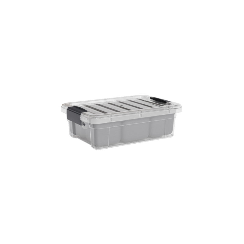  7.4 Qt. Clear Storage Bin with Lid, Plastic Organizing Storage Box for Home, 18 Pack, 7.4 qt