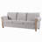 3 Seater Polyester Blend Sofa
