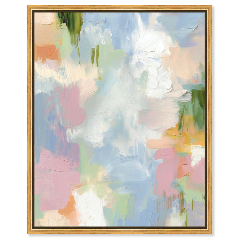 Décoration murale chambre à coucher Springtime Hues II, H 31 po x l 25 po, Encadrement doré