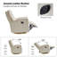 Ocia Oleana Genuine Leather Swivel Rocker Recliner-102438732