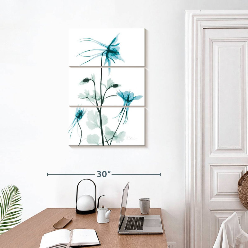 Colombe Harnek Aqua, H 32 po x l 20 po